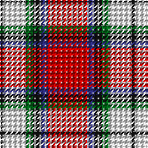 K/3 LN18 G6 K6 DB6 R/32 tartan Tartan detail