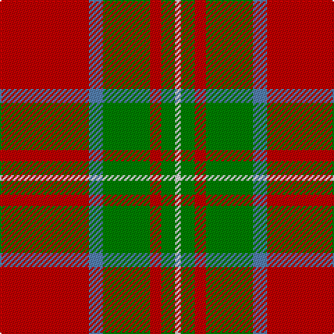 R/64 B10 G34 R8 G10 LN/4 tartan Tartan detail