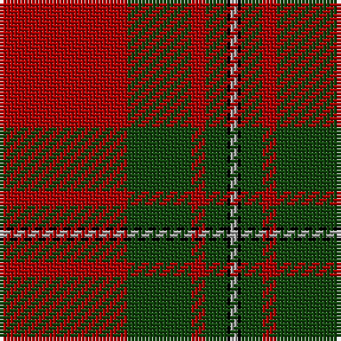 DR/36 DG18 DR4 DG6 K1 N/2 tartan Tartan detail