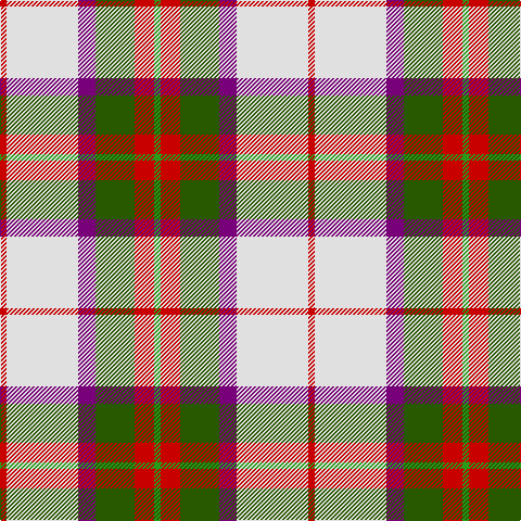 R/6 LN66 P16 Ga36 R18 G/6 tartan Tartan detail