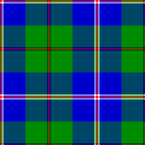 R/4 K4 G72 B72 W6 R/6 tartan Tartan detail