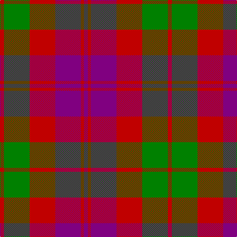 R/8 G52 R52 P52 R6 P/8 tartan Tartan detail