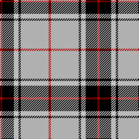 R/4 K20 W8 K4 N48 R/4 tartan Tartan detail