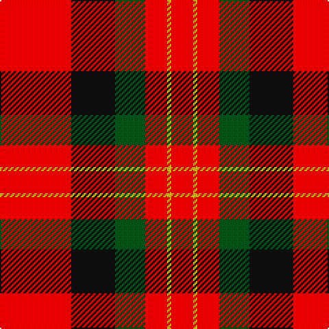 R/52 K32 G22 R16 Y3 R/16 tartan Tartan detail