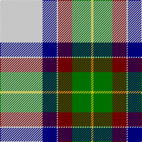 W/72 DB24 W2 DR24 G32 Y/4 tartan Tartan detail