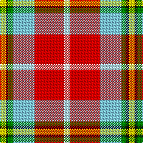 Y/10 K4 G8 LB36 R50 W/10 tartan Tartan detail
