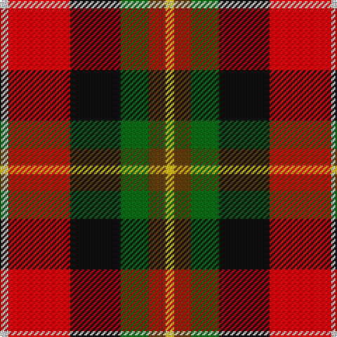 LN/6 R44 K36 G20 T12 Y/6 tartan Tartan detail