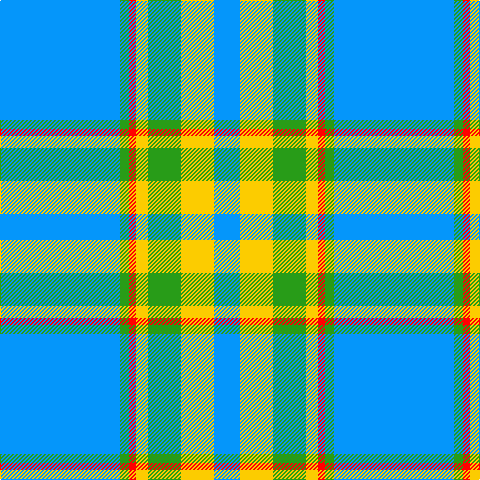 B/120 G9 R7 Y12 G33 Y33 B/26 tartan Tartan detail