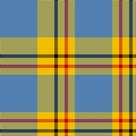 B/132 Y60 K12 Y24 R12 Y24 B/132 tartan Tartan detail