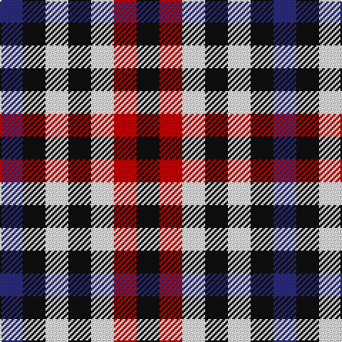 DB/16 K16 W16 K16 W16 R16 K/16 tartan Tartan detail