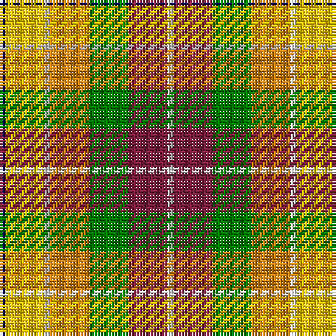 DB/2 Y14 LN2 O14 G14 DR14 LN/2 tartan Tartan detail