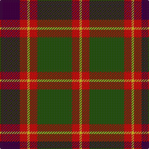 DP/32 R12 Y4 R12 G56 R12 Y/4 tartan Tartan detail
