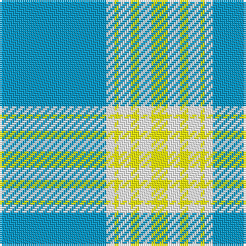 B/52 W4 Y2 W6 Y4 W6 Y/8 tartan Tartan detail