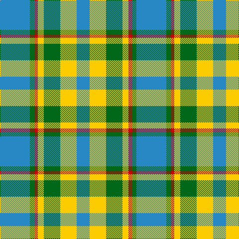 B/60 G9 R7 Y12 G33 Y33 B/26 tartan Tartan detail