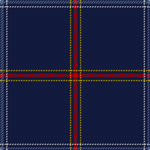B/6 DB4 W2 DB100 Y2 DB4 R/6 tartan Tartan detail