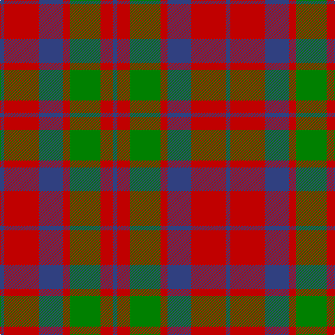 B/6 R50 B34 R10 G44 R18 B/6 tartan Tartan detail