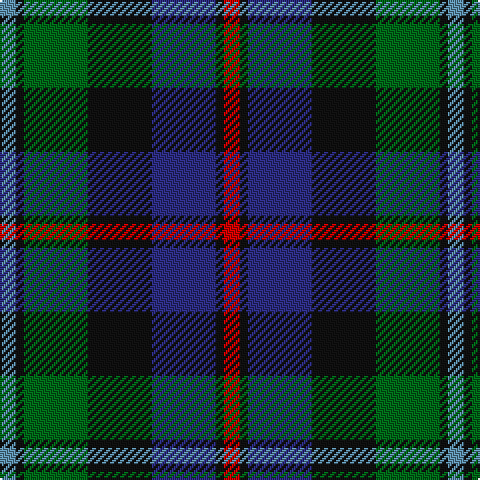 B/8 K4 G32 K32 DB32 K4 R/8 tartan Tartan detail