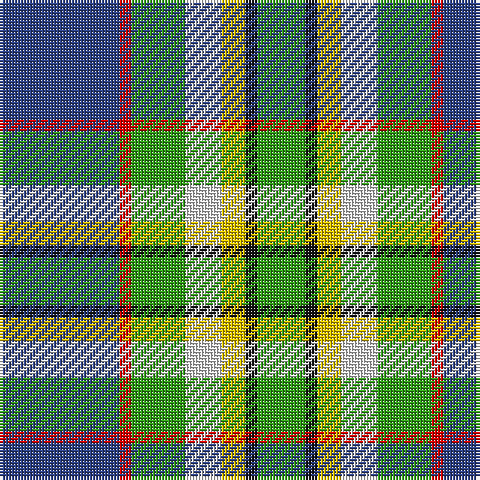 B/40 R4 G18 LN12 Y8 K4 G/16 tartan Tartan detail