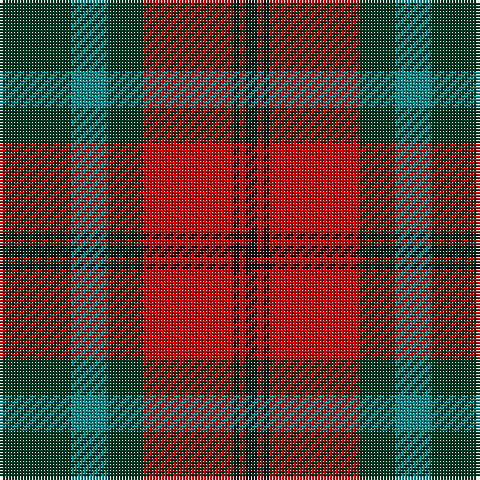 DG/24 B12 DG12 R30 K2 R2 K/4 tartan Tartan detail