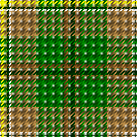 Y/6 G2 W2 LT22 Ga24 T4 G/6 tartan Tartan detail