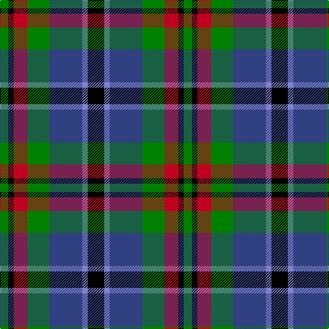 G/12 K8 R20 G32 Ba48 B8 K/24 tartan Tartan detail