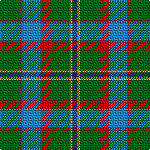 DB/8 Y4 G30 R16 B30 R6 G/30 tartan Tartan detail