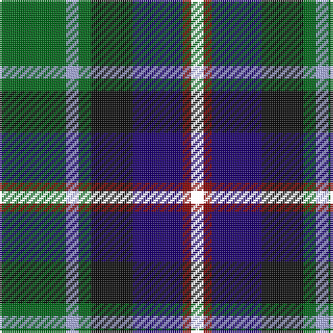 G/32 LP6 G6 K20 DB24 DR4 B/6 tartan Tartan detail