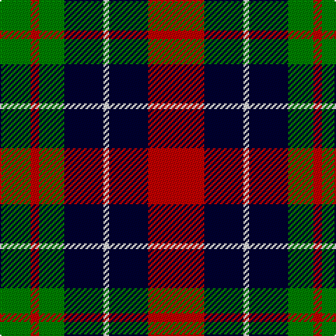 G/22 R6 G18 DB28 LN4 DB28 R/40 tartan Tartan detail