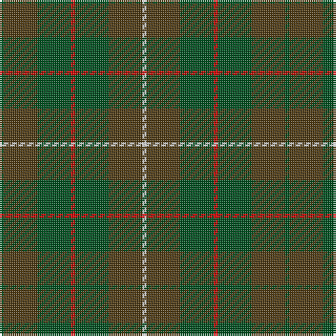 G/2 T16 G16 R2 G16 T16 LN/2 tartan Tartan detail