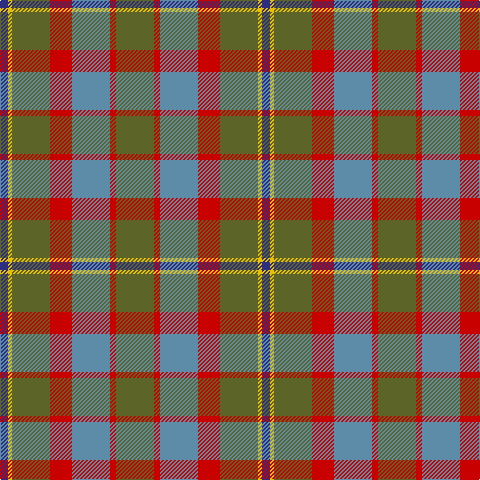DB/8 Y4 G38 R22 B38 R6 G/38 tartan Tartan detail