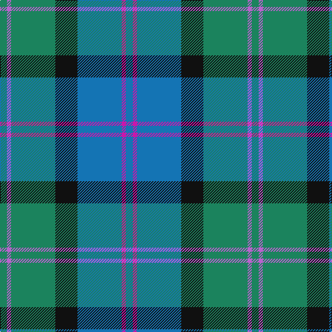 G/10 P6 G64 K32 B64 LR6 B/10 tartan Tartan detail