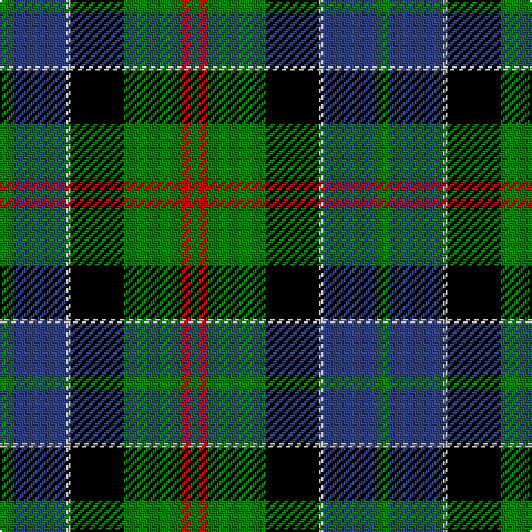 G/6 B24 N2 K24 G26 R4 G/4 tartan Tartan detail
