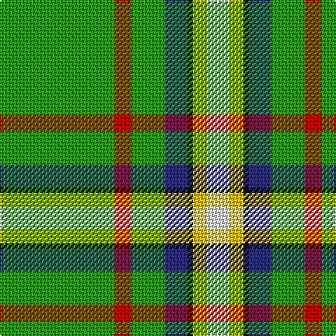 G/82 R12 G24 DB16 K4 Y10 LN/16 tartan Tartan detail
