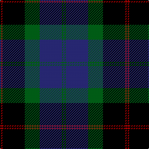 K/2 R2 K36 G24 DB36 G2 DB/2 tartan Tartan detail