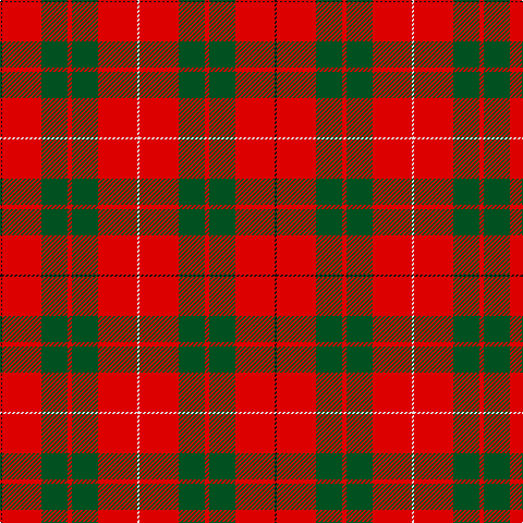 K/2 R36 G24 R4 G24 R36 LN/2 tartan Tartan detail