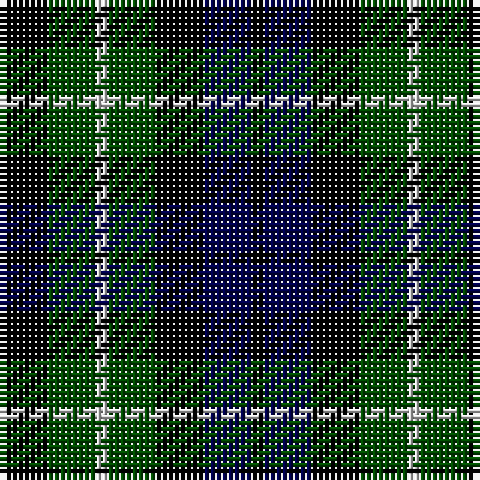 K/8 G8 N2 G8 K8 DB8 K/2 tartan Tartan detail