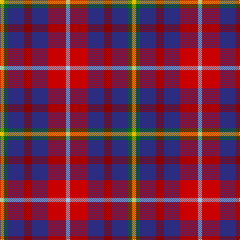 Y/8 G8 DB32 DR16 DB32 R36 LB/8 tartan Tartan detail