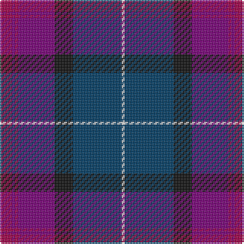 R/8 P2 R2 P24 K12 DB32 LN/2 tartan Tartan detail