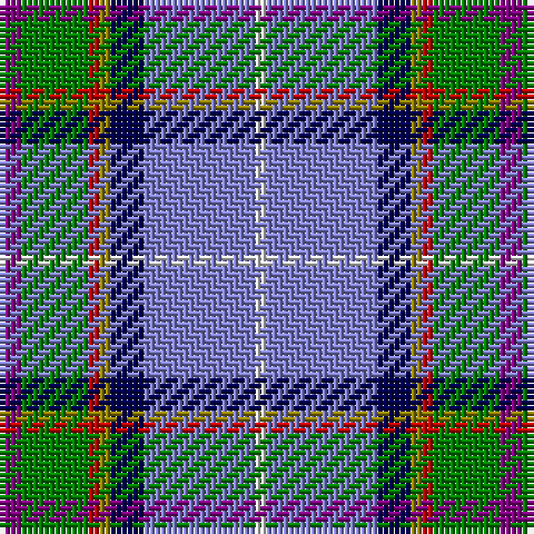 P/4 G12 R2 LG2 DB6 B20 LN/2 tartan Tartan detail