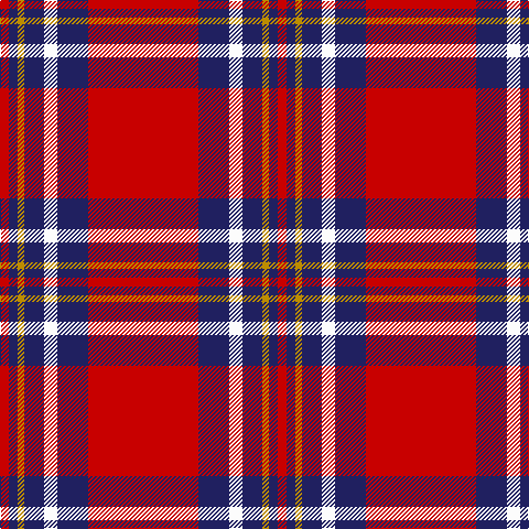 R/8 DB8 DY6 DB18 W12 DB28 R/100 tartan Tartan detail