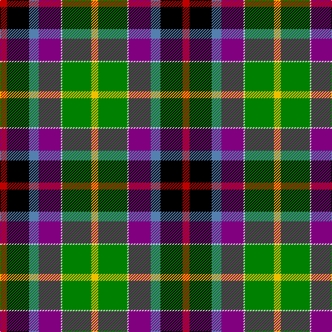 R/10 K32 B14 P32 LN2 G42 Y/10 tartan Tartan detail