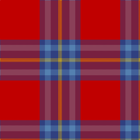 R/136 B18 Ba20 B26 Y2 B2 Y/4 tartan Tartan detail