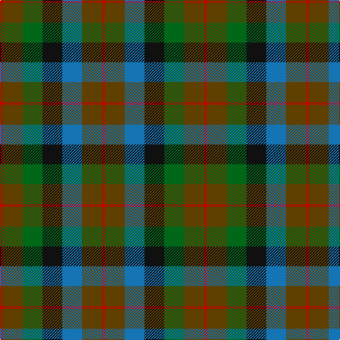 R/4 T28 G28 K28 B28 T28 R/4 tartan Tartan detail