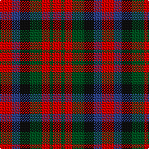 R/20 B12 K16 G20 R12 G6 R/12 tartan Tartan detail