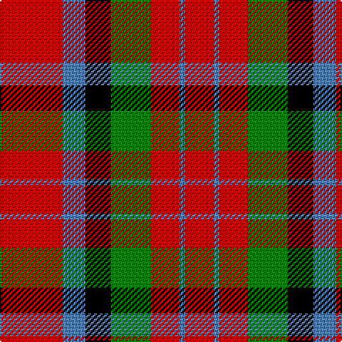 R/44 B16 K18 G28 R20 B4 R/20 tartan Tartan detail