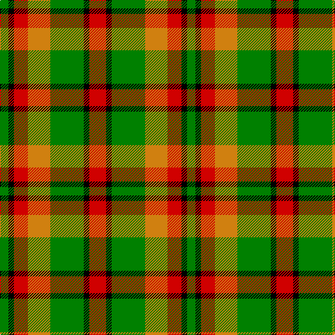 G/12 K8 R20 O32 G48 K8 R/24 tartan Tartan detail