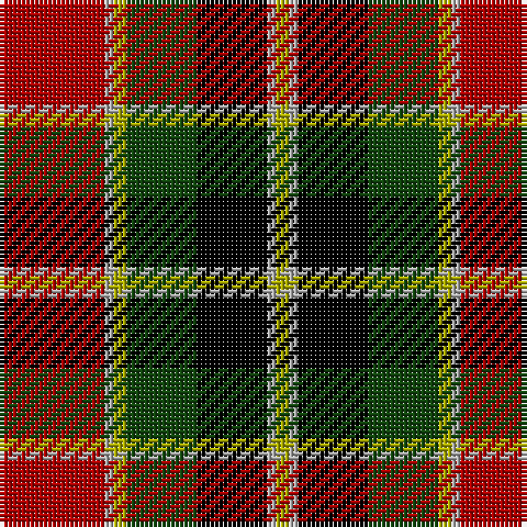 DR/24 N2 LG3 DG16 K16 N2 LG/3 tartan Tartan detail