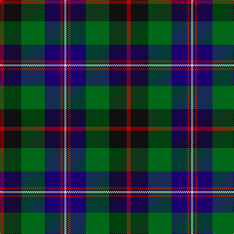 R/8 K36 G48 DB32 R4 DB4 LN/4 tartan Tartan detail