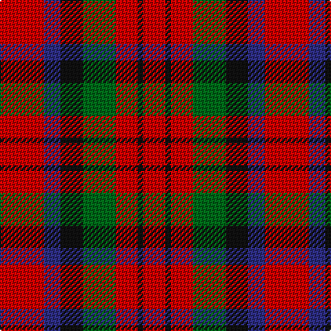 R/32 DB12 K16 G24 R16 K4 R/16 tartan Tartan detail