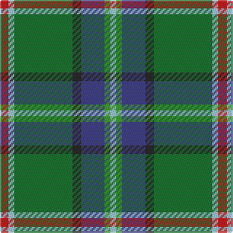 R/6 LB4 Ga40 K6 DB16 G4 LB/4 tartan Tartan detail